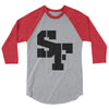 SF 3/4 sleeve raglan shirt