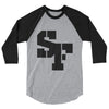 SF 3/4 sleeve raglan shirt